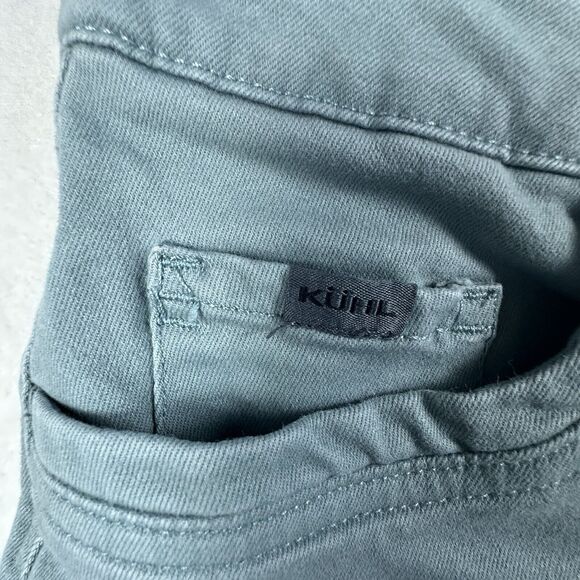 Kuhl Shorts Womens Size 10 Green 7" KONTOUR Hiking Camp Shorts Stretch - Picture 7 of 12